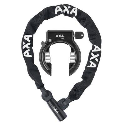 Axa duo solid plus slot met linq city ketting - 1 sleutel