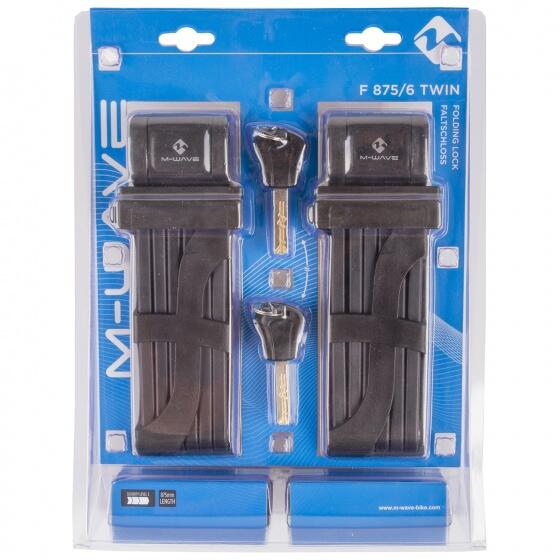 M-wave | Antivol vélo | échantillon | Le noir | Fente pliante | adulte | 2/5