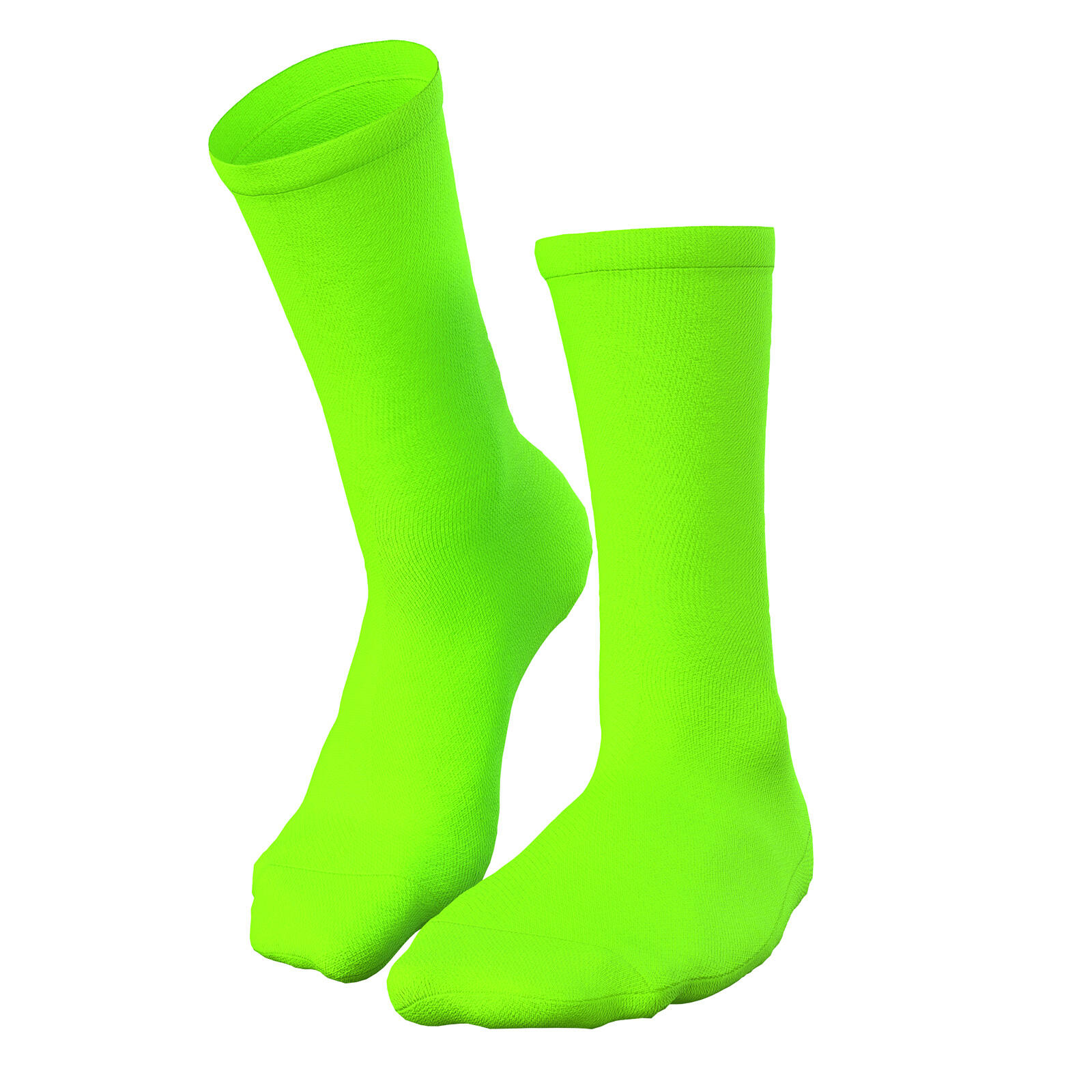 Sportowe skarpety do kolarstwa - neon zielony