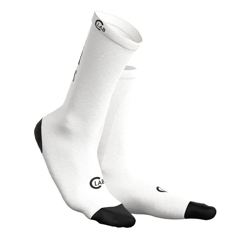 Chaussettes de Cyclisme Respirantes - Blanc / Full Speed