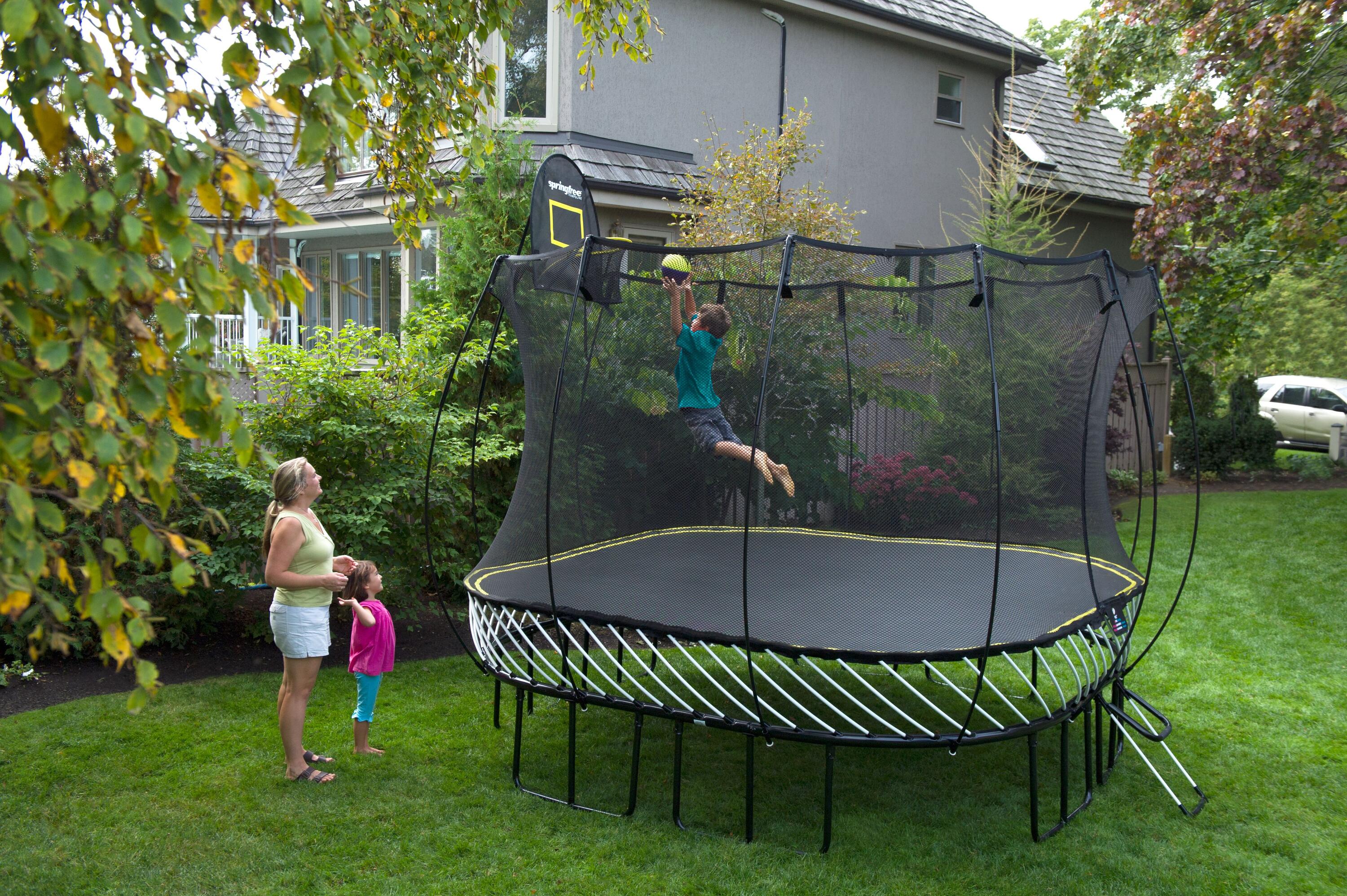 Trampoline Springfree Trampoline S113 Large Square 2/3