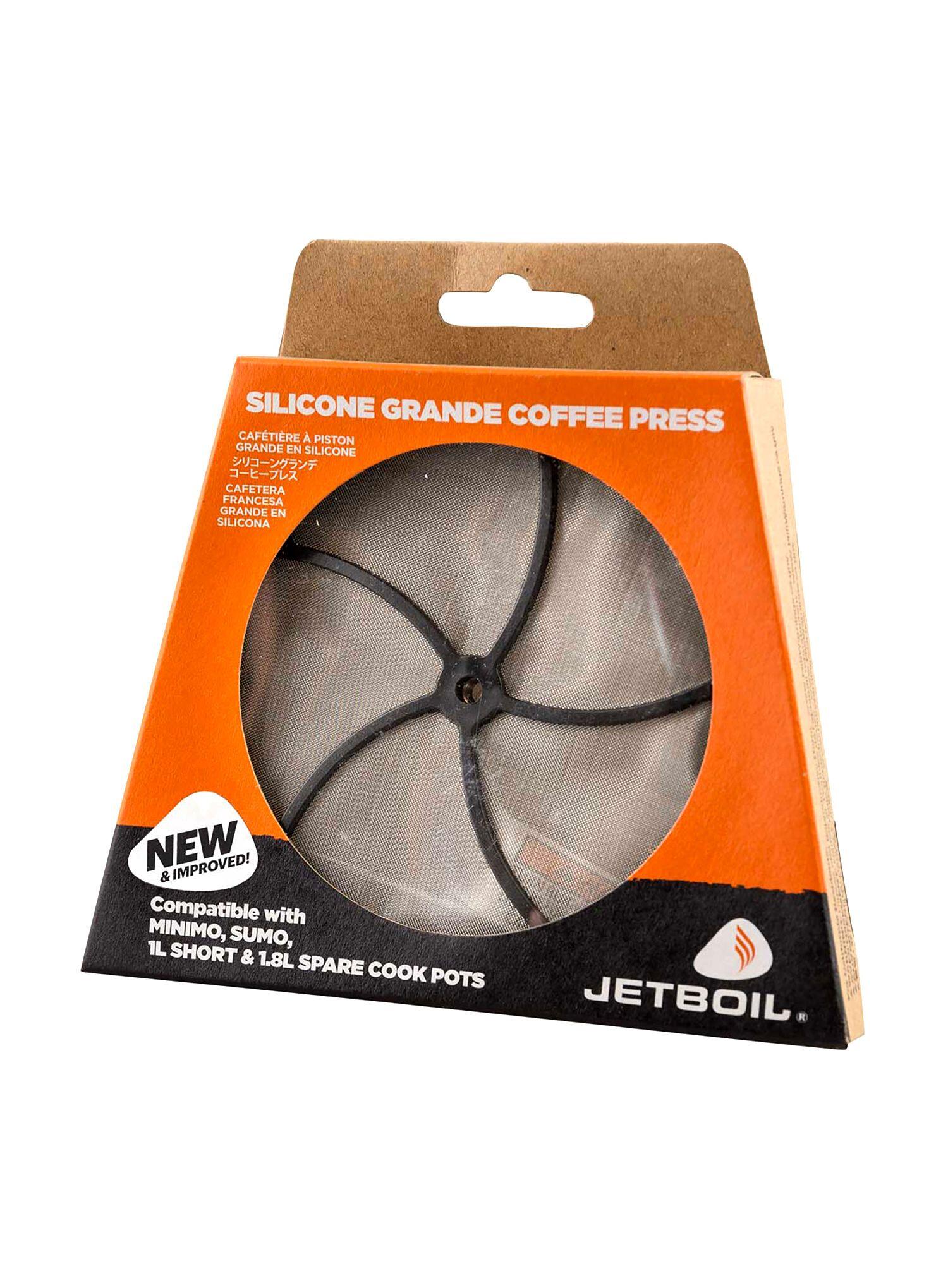Presse à café Jetboil silicone noire compatible MiniMo et SUMO 2/4