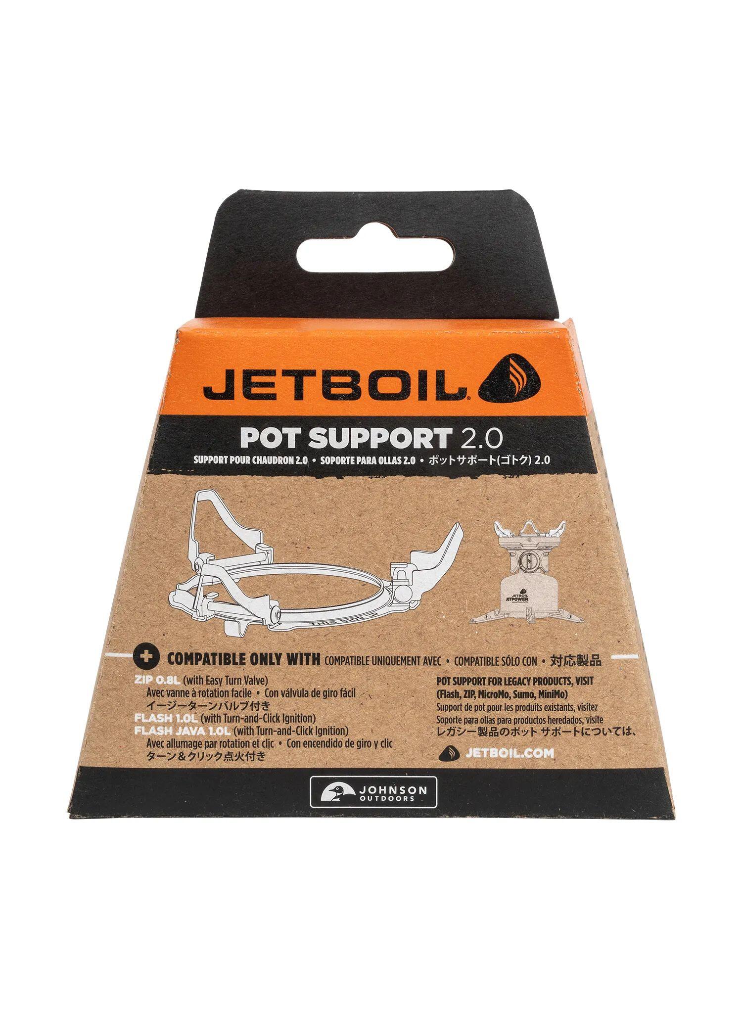 Jetboil Topfständer 2.0 Metall klappbar 31 g kompatibel mit Flash/Zip 6/7