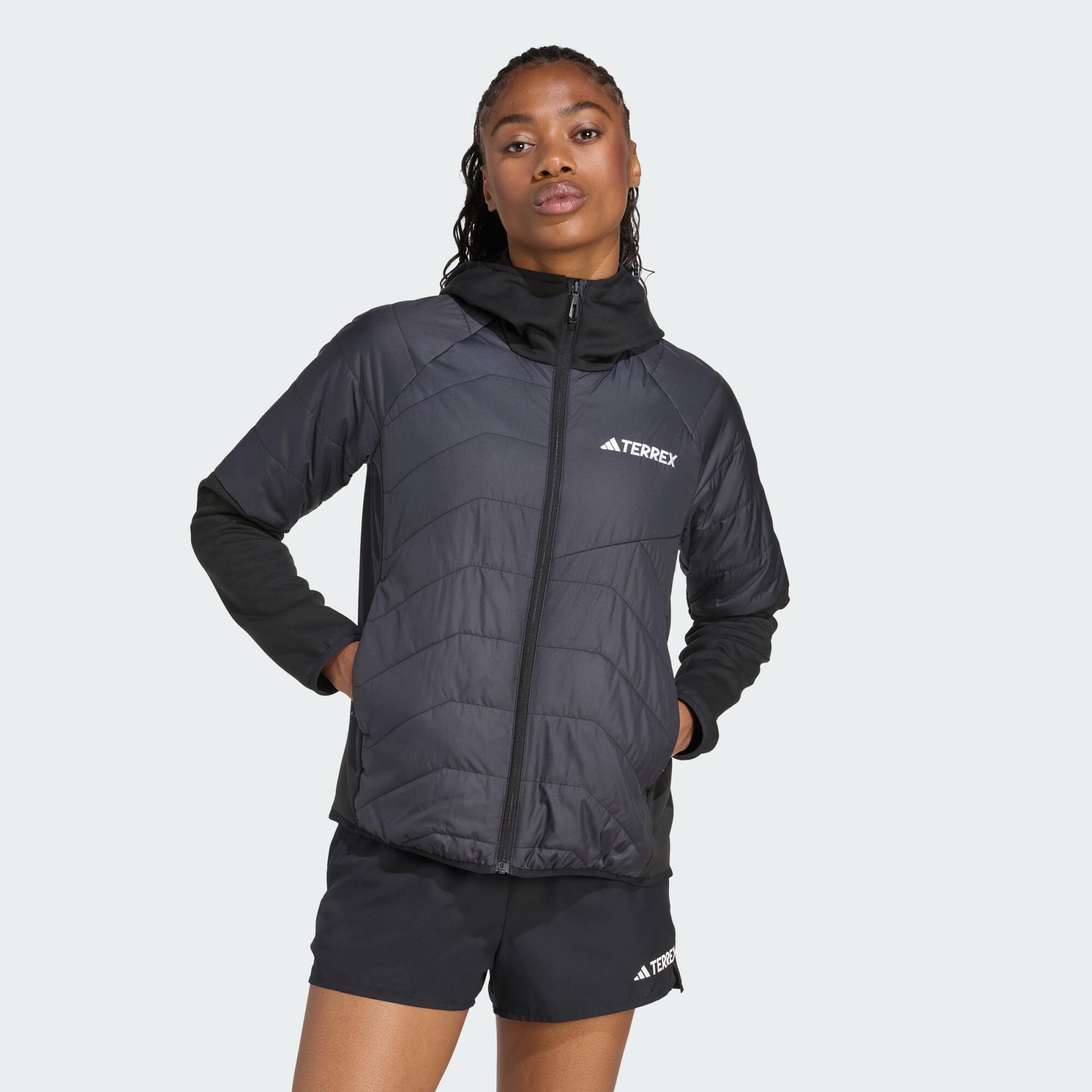 ADIDAS Zateplená hybridní bunda s kapucí Terrex Multi CLIMAWARM