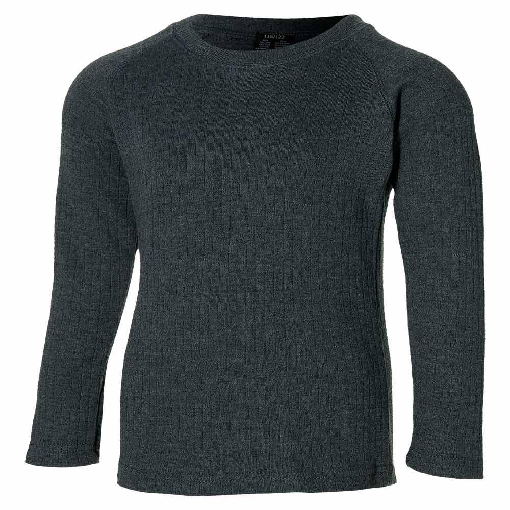 HEAT KEEPER Heatkeeper Kinder Thermoshirt Lange Mouw Comfort Antraciet Melange