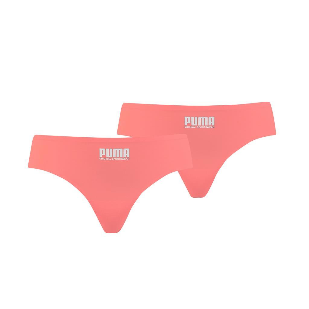 PUMA Puma Dames Sporty Mesh Brazilian 2-pack Roze