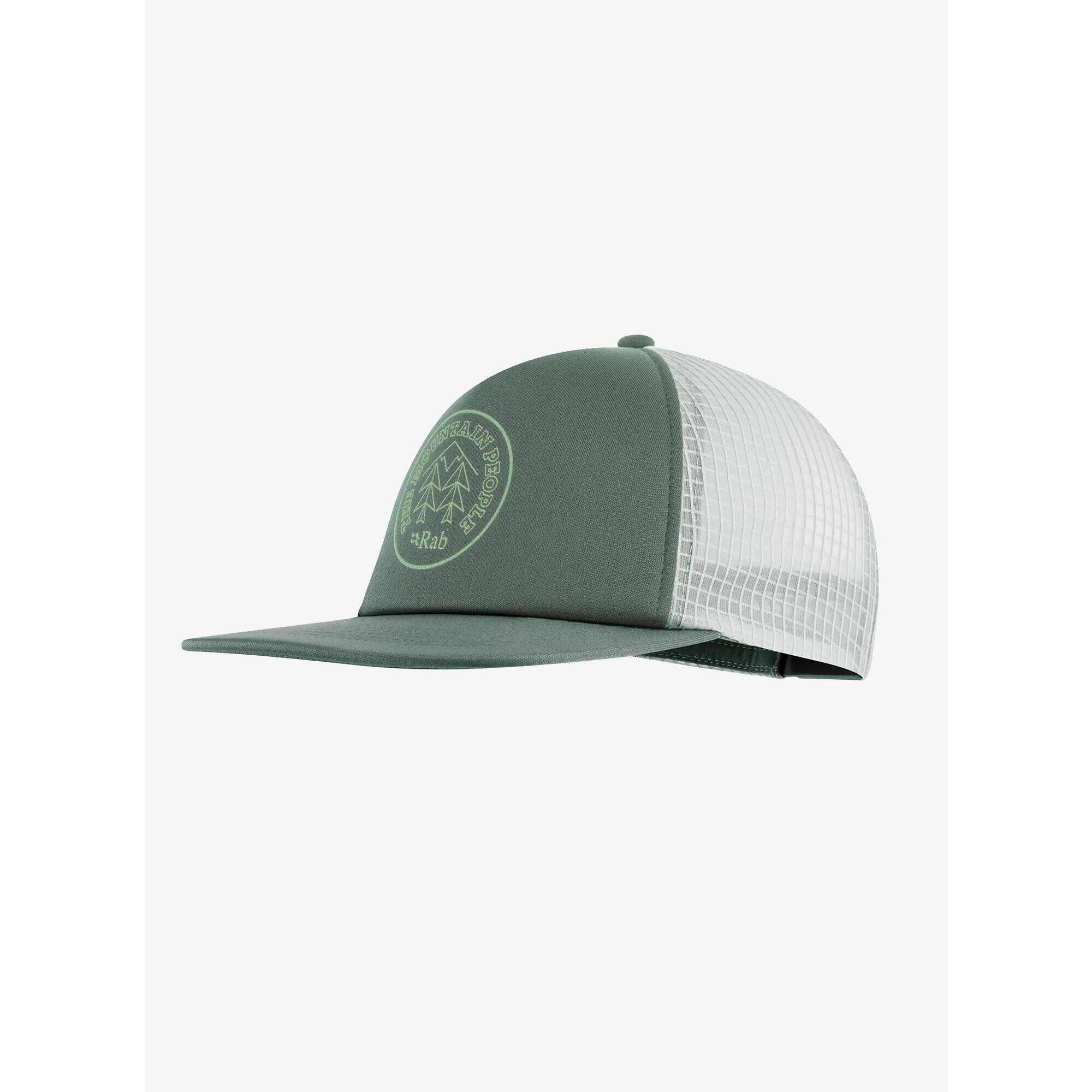 Czapka z daszkiem Rab Cirque Print Cap - sage/pewter