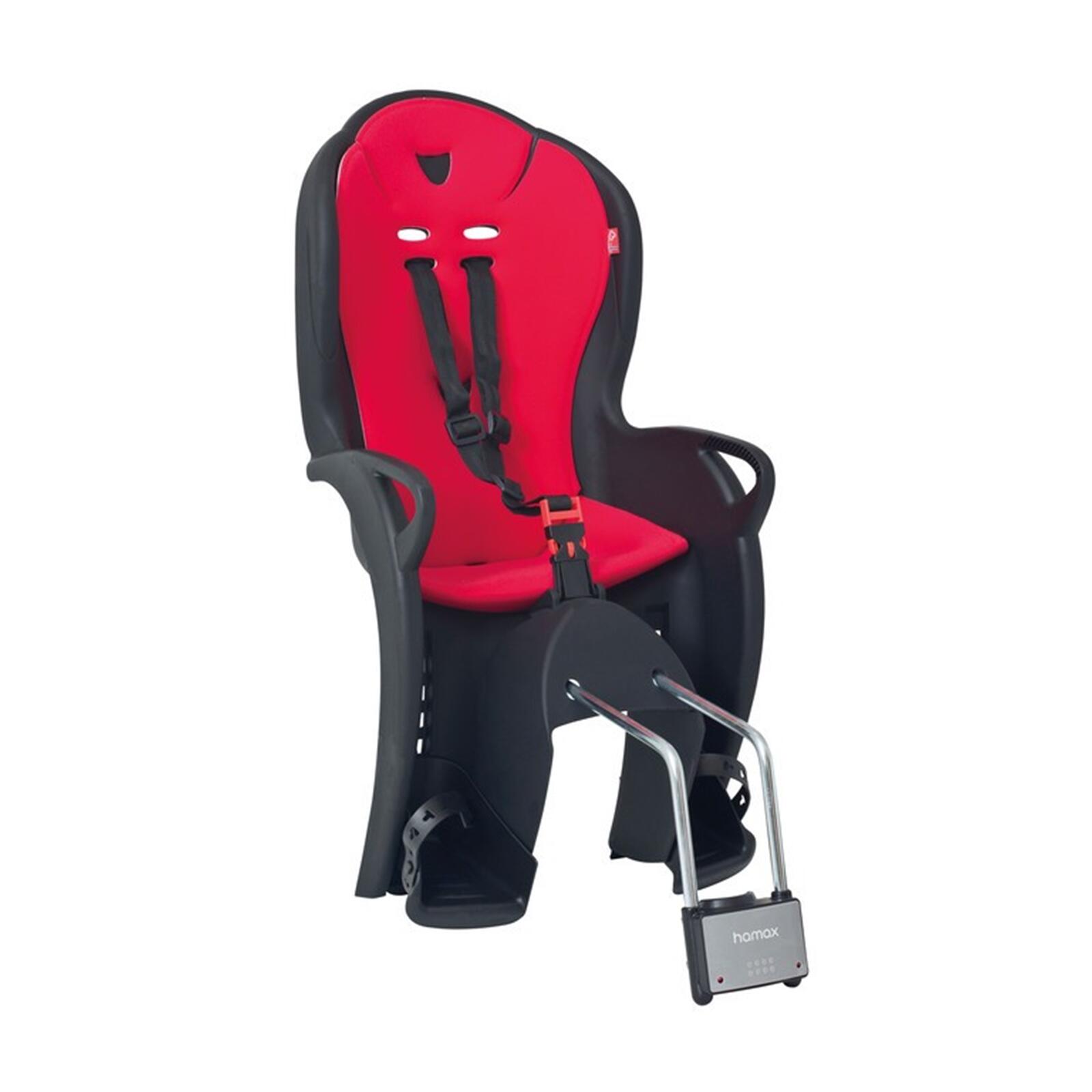 Hamax - Porte-bébé Pour Cadre Hamax Kiss - Siège Vélo Enfant - Multicolore|noir|rouge - Taille Unique - Decathlon