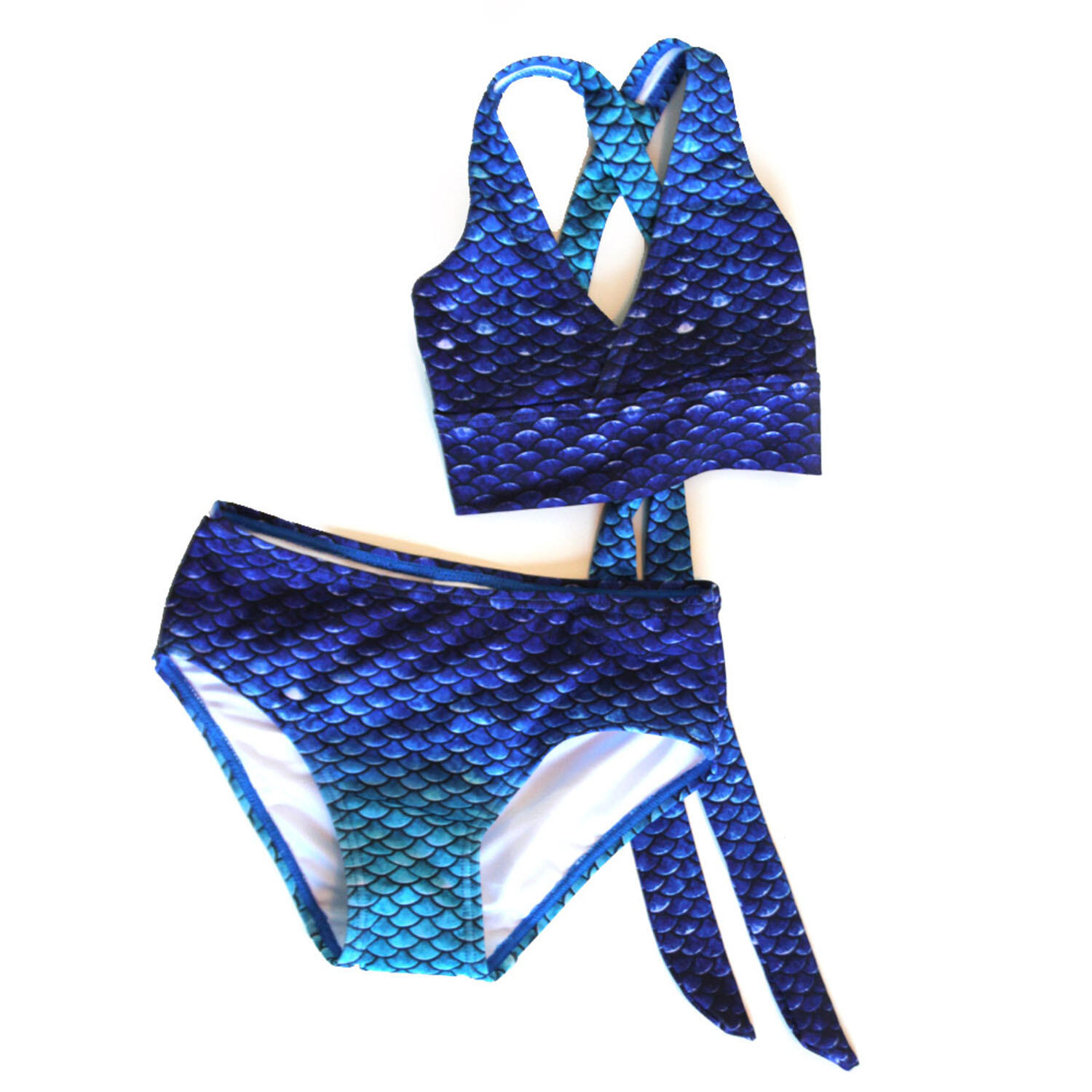 SUN TAILS Mermaid Bikini Ocean Deep XS
