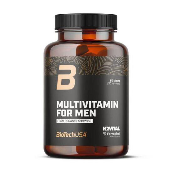 Multivitamin for Men (Orgánico) - 60 Tabletas Biotech USA