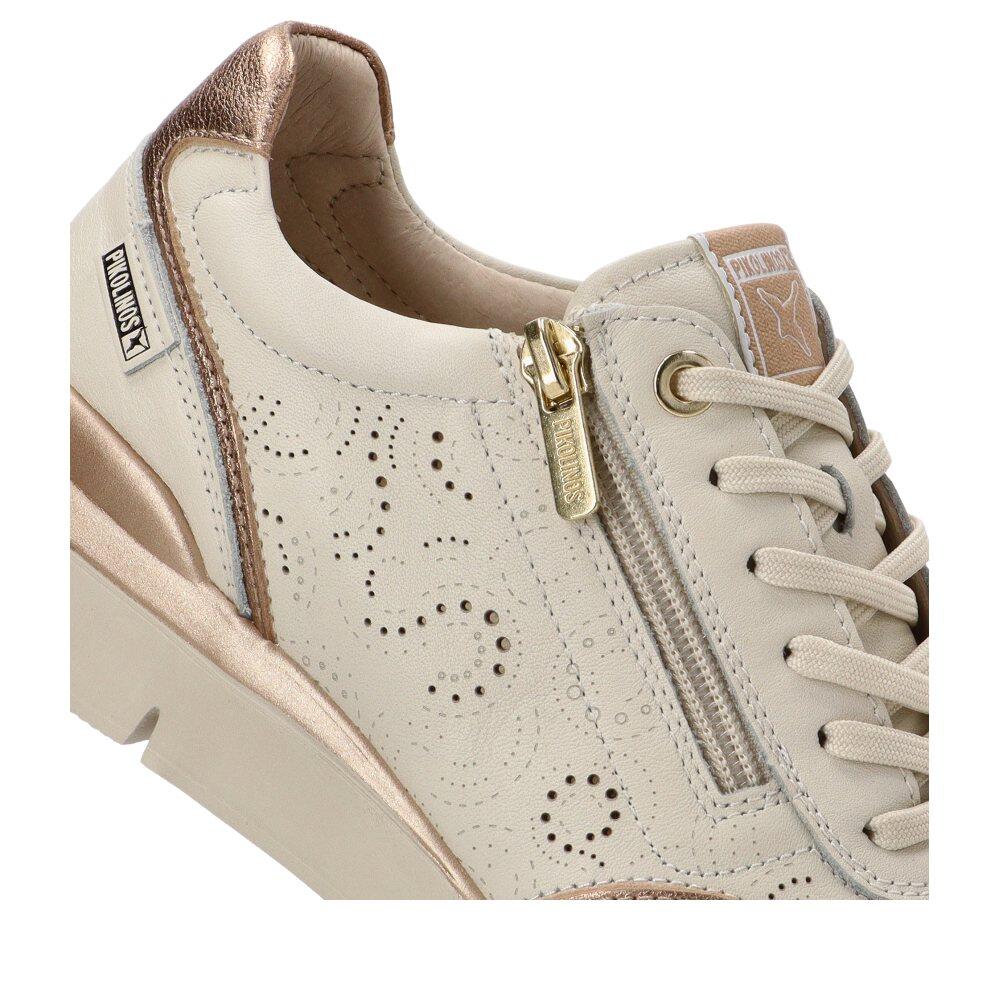 Deportivas Cómodas Mujer Cuña Media - Modelo W4r-6622c1 Blanco 6/6