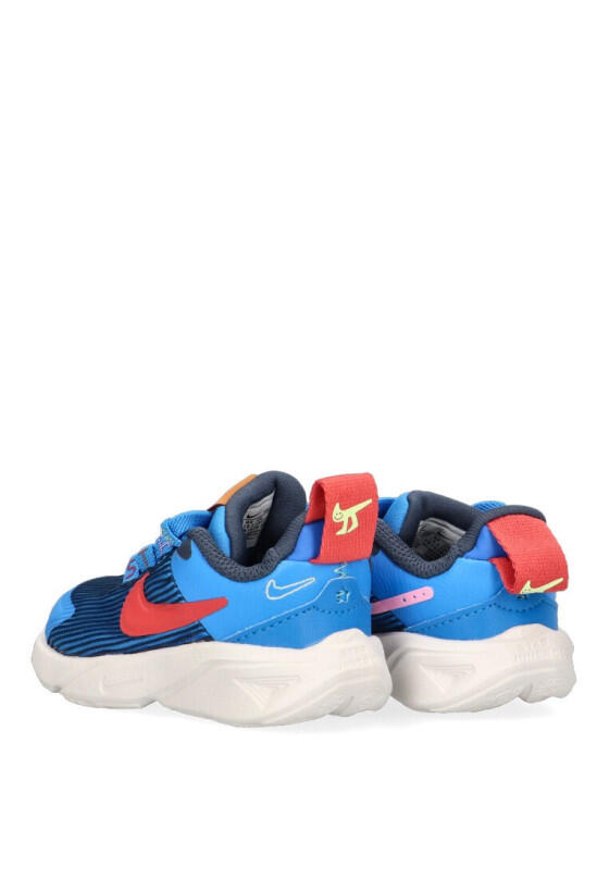 Deportivas Running Niño Suela Plana - Modelo Dz7578 Azul 4/6