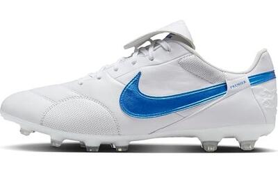 Nike Premier III FG Sneaker Uomo in Bianco e Blu Segnale. Taglia 40 EU