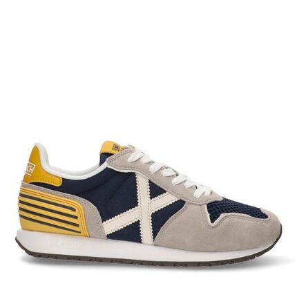 Deportivas Casual Hombre Suela Plana - Modelo Massana Club Marino