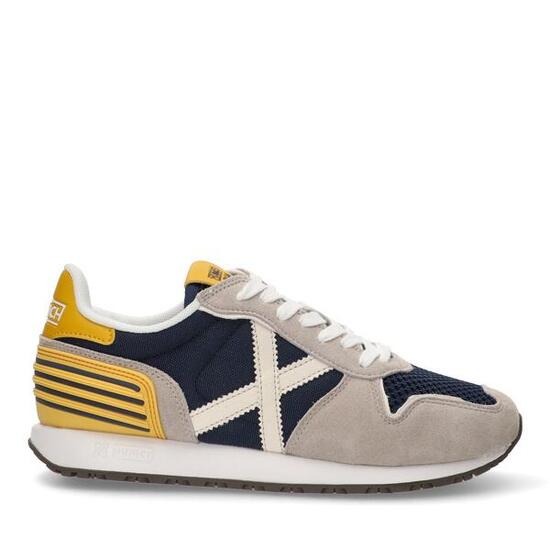 Deportivas Casual Hombre Suela Plana - Modelo Massana Club Marino