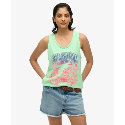 Koszulka surfingowa z psychodelicznym wzorem SUPERDRY.