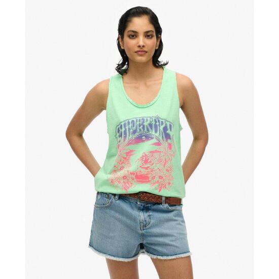 Koszulka surfingowa z psychodelicznym wzorem SUPERDRY.