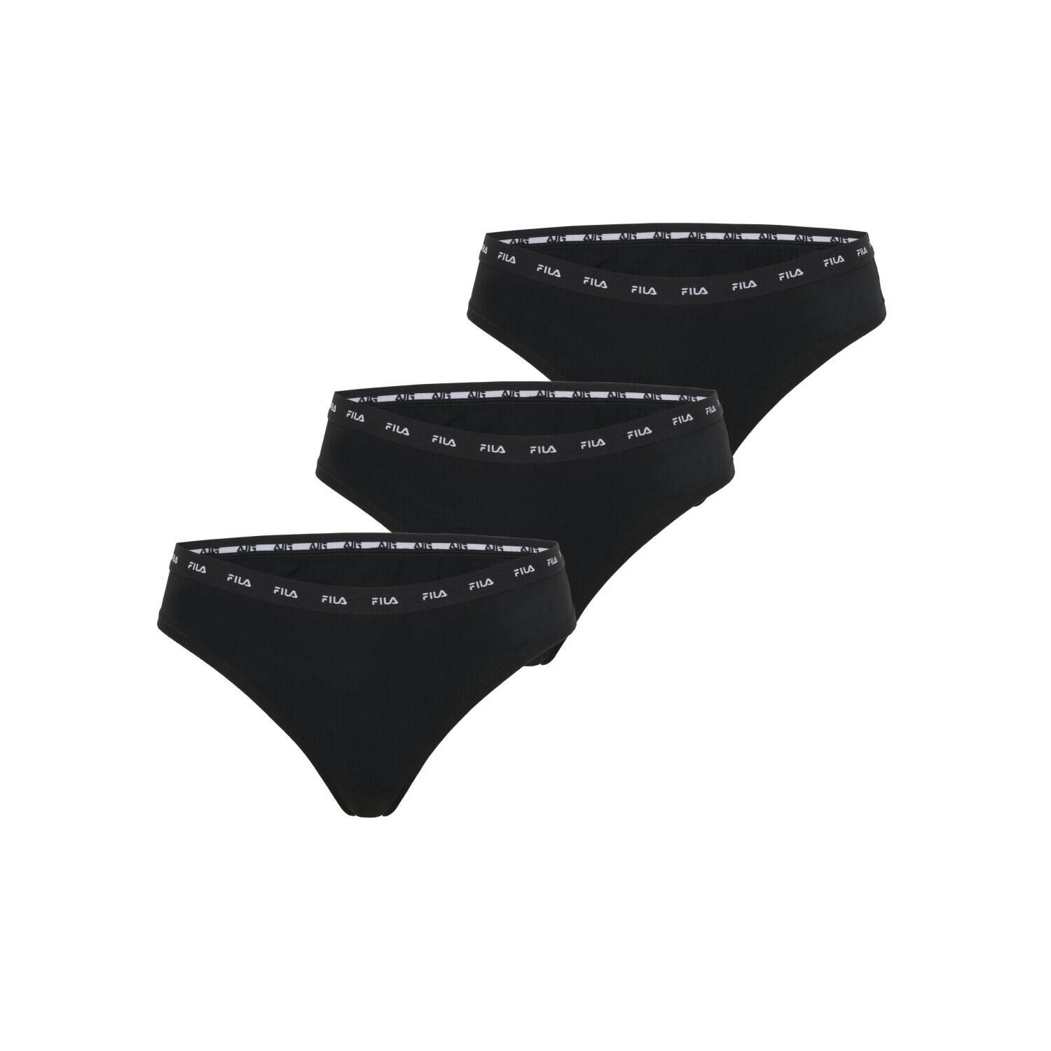 Lot de 3 strings femme uni 1/3
