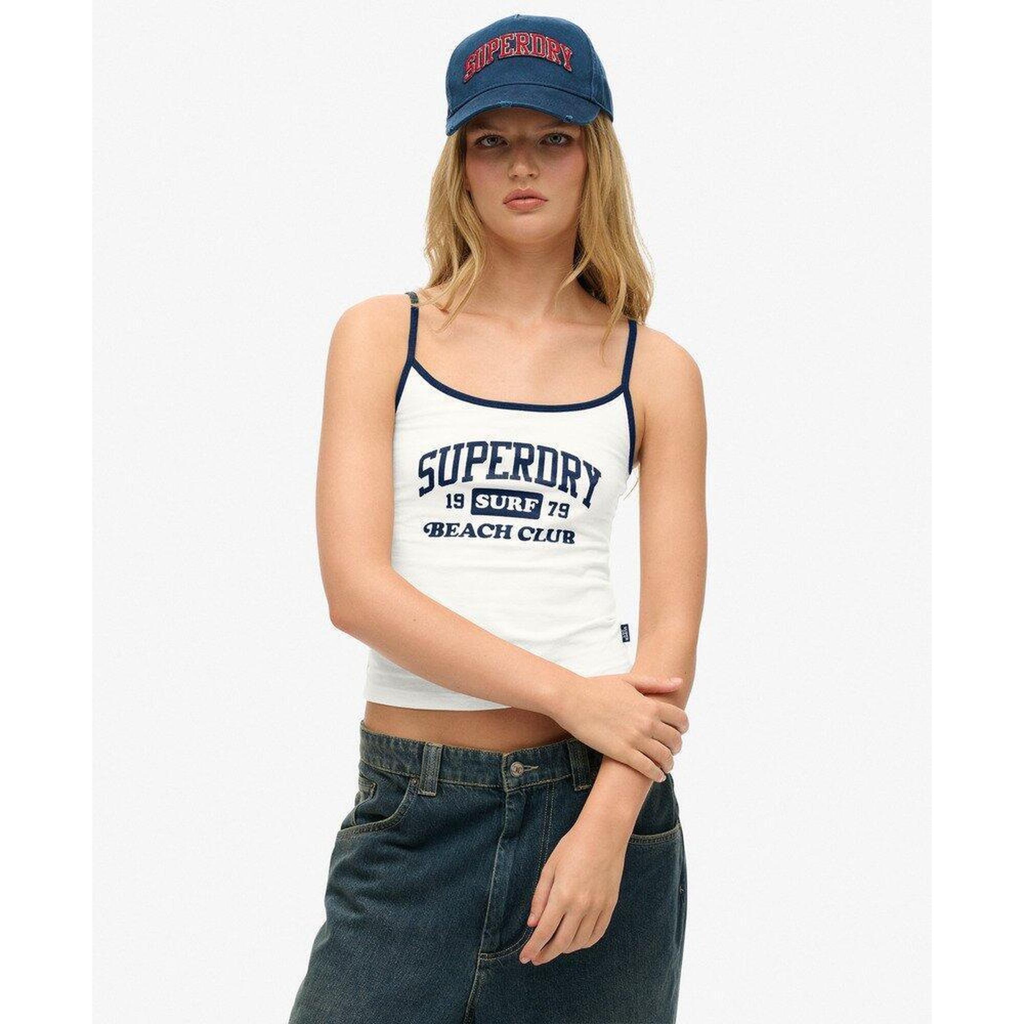 Superdry - Haut Cami De Marque Essentiel Superdry - Sous Pull - Blanc - Decathlon