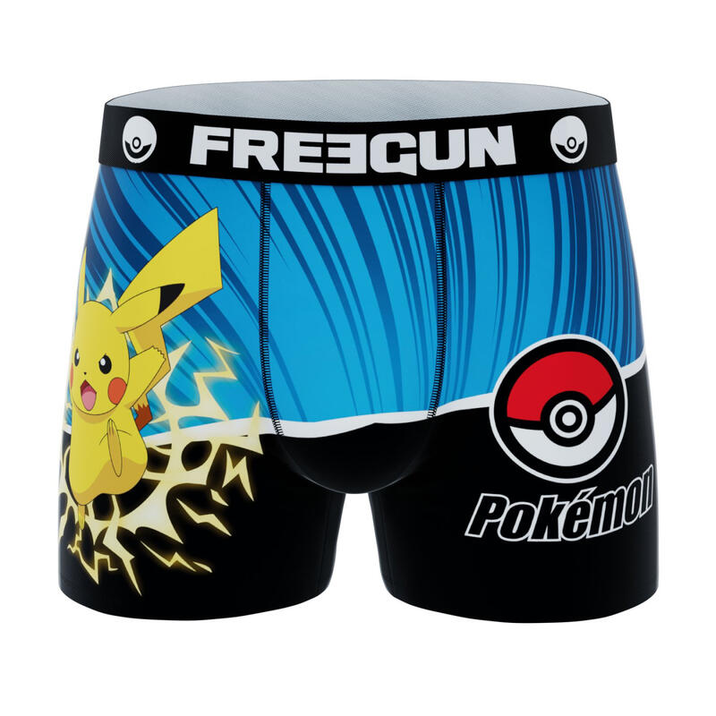Lot de 3 boxers Pokémon Pikachu Pokeball