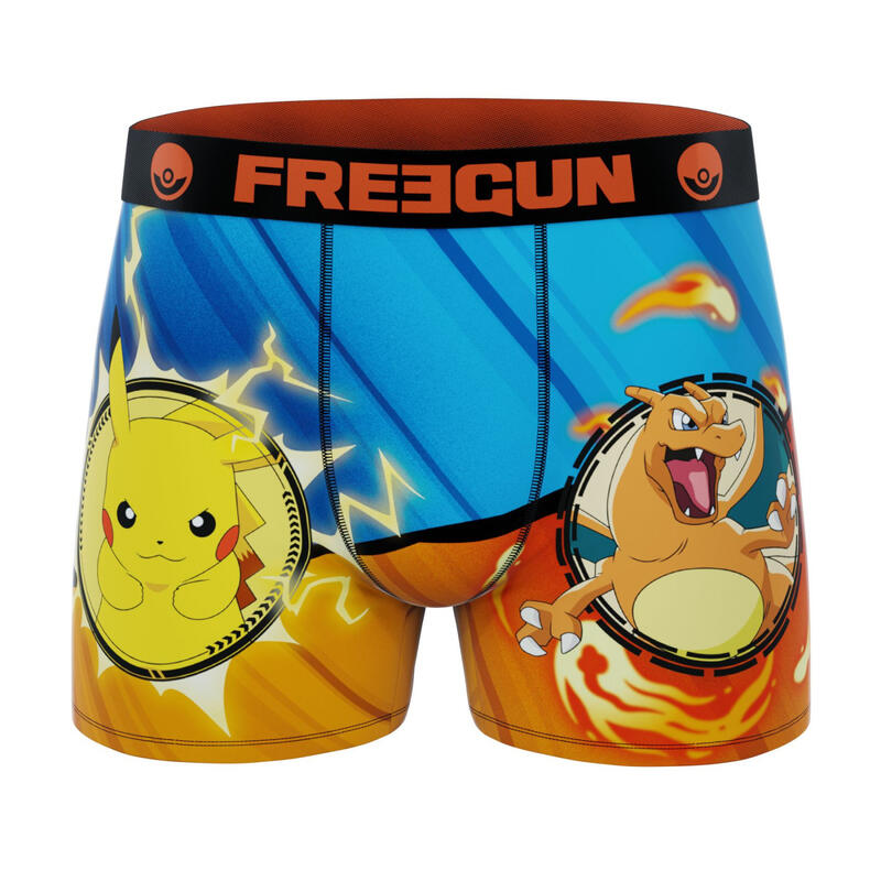 Lot de 3 boxers Pokémon Pikachu Pokeball