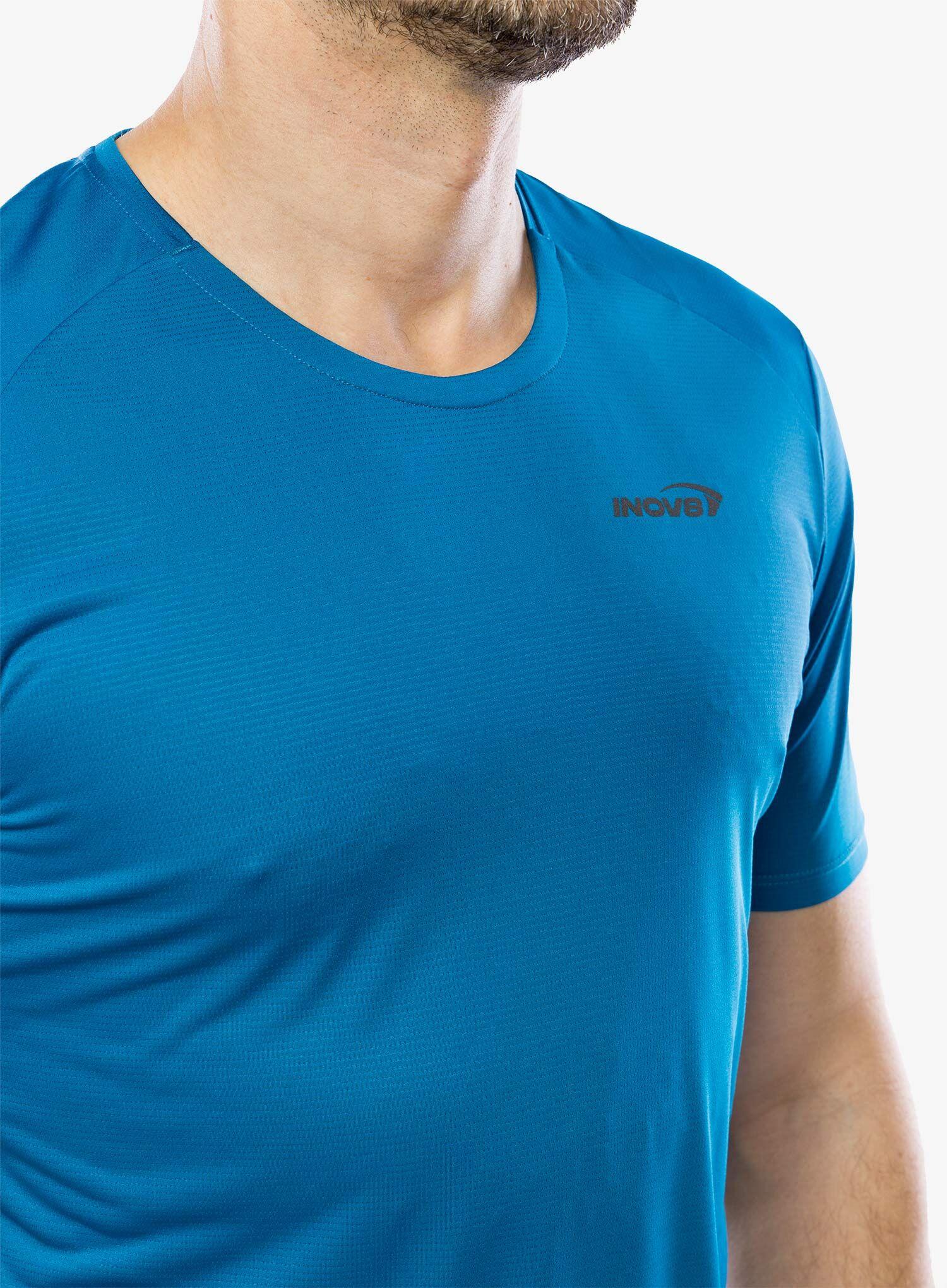 Maillot de manga corta Inov 8 Performance Azul Hombre 5/5