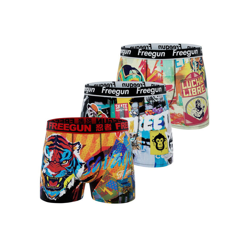 Lot de 3 boxers homme Pop Summer Art