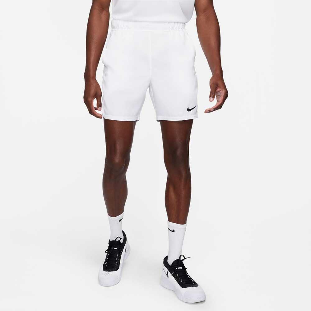 NikeCourt Dri-FIT Victory Herren Tennisshorts 7" Weiß/Schwarz XS 2/7