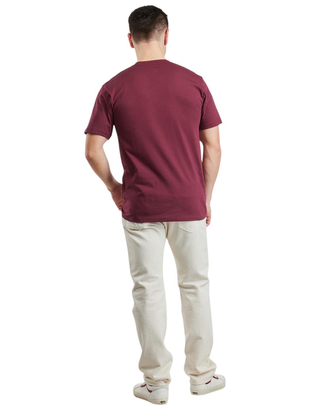 T-shirt pour homme Vans Classic Grenat 3/4