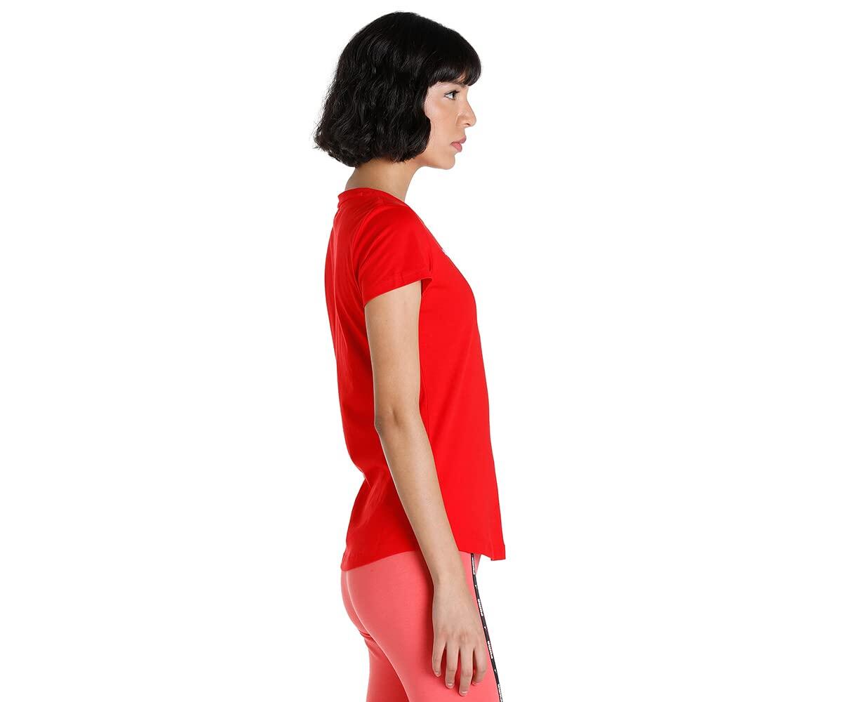 T-shirt décontracté Puma Teamgoal 23 W - Rouge Puma, 100% coton XS 4/7