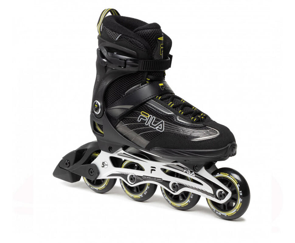 Fila Pattini in Linea MIZAR 80 BLACK/LIME 47 1/4