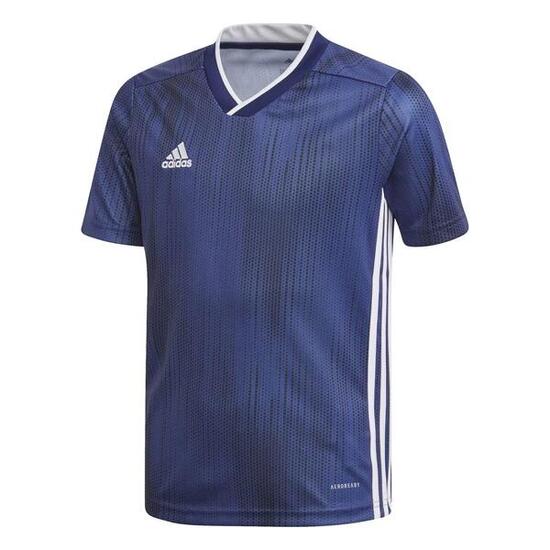Maillot Adidas Tiro 19 Unisexe Enfant, Bleu Foncé/Blanc, 164