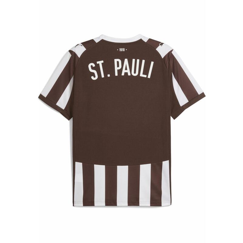 Męska koszulka domowa FC St. Pauli 25/26 PUMA Espresso Brown White