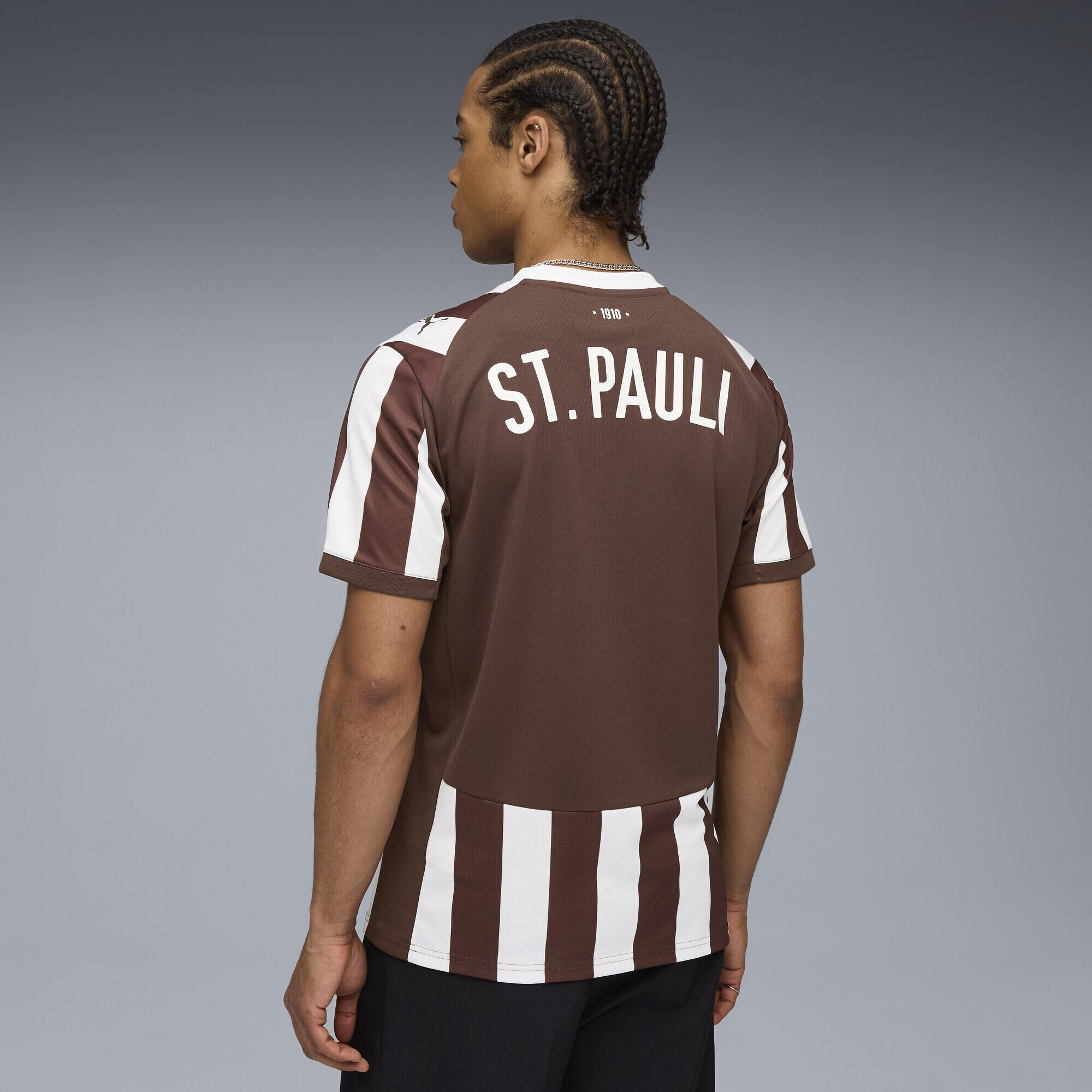 T-shirt homem leve respirável Fc St. Pauli 25/26 Heimtrikot PUMA 5/7