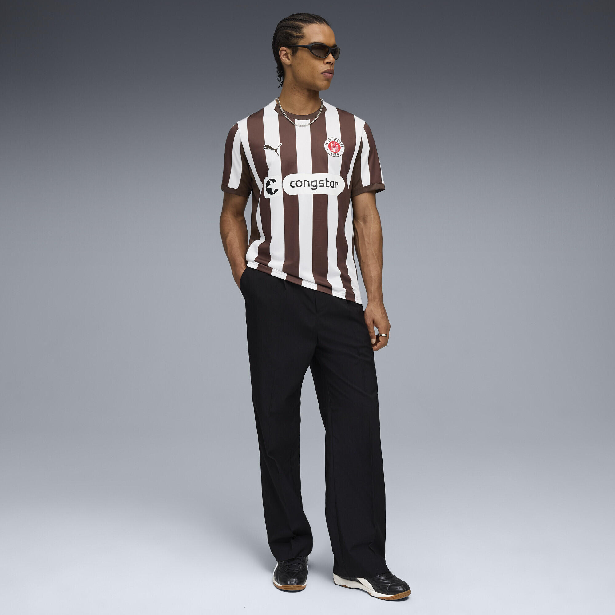 T-shirt homem leve respirável Fc St. Pauli 25/26 Heimtrikot PUMA 4/7
