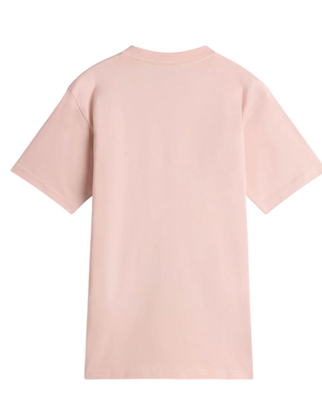 Camiseta para Mujer Vans Left chest Rosa 4/4