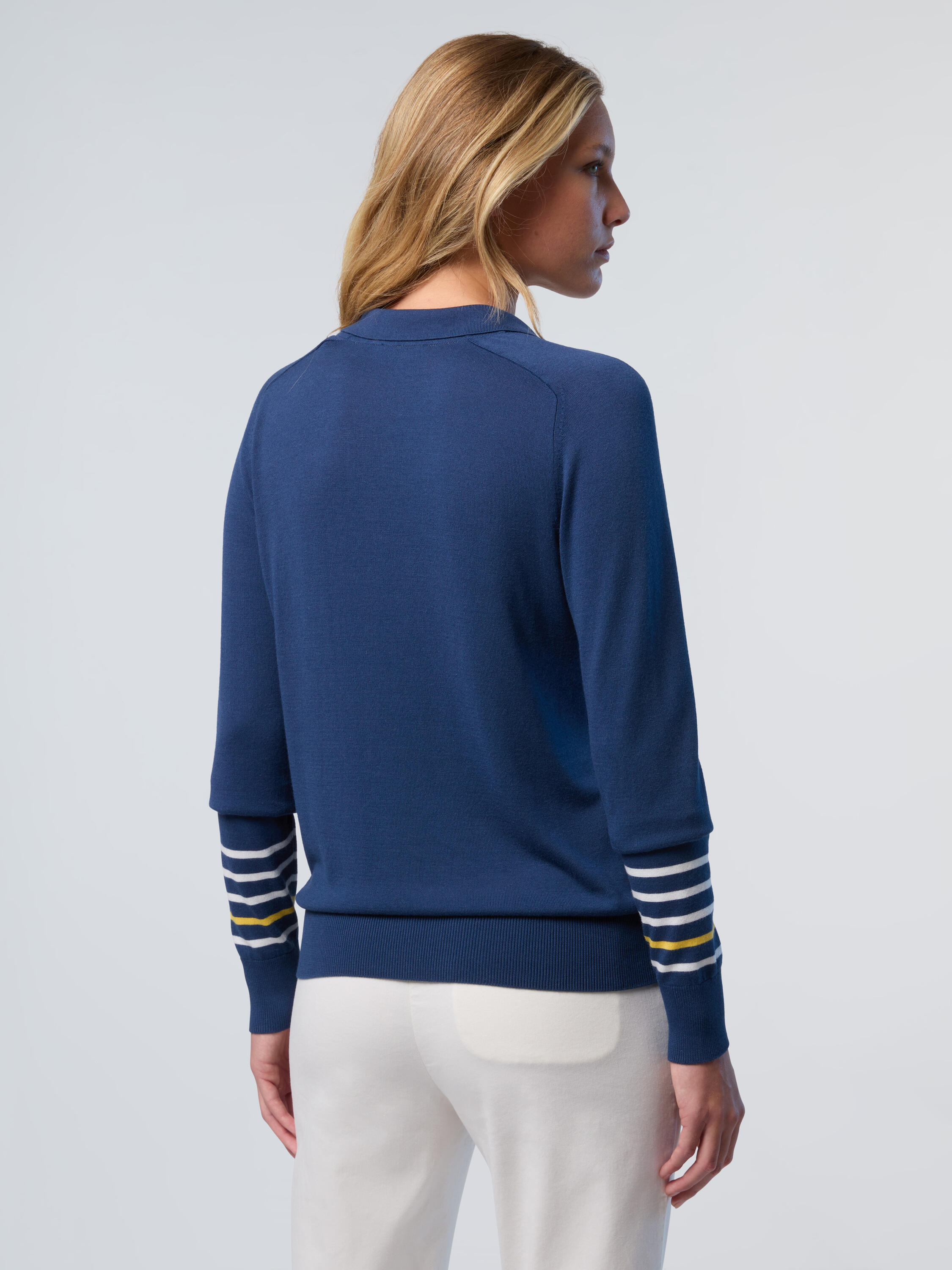 Jersey con escote en V aloe vera para mujer 2/3