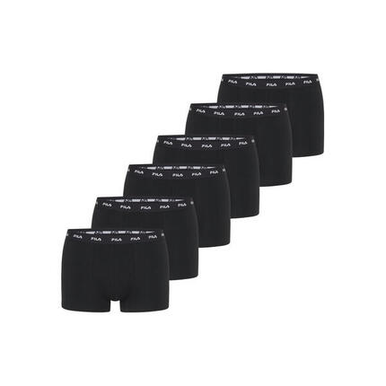 Lot de 6 boxers homme Fila FU5256 Noir