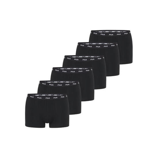 Lot de 6 boxers homme Fila FU5256 Noir
