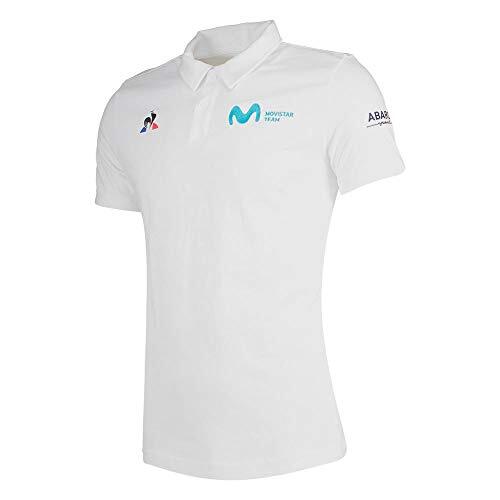 Polo Le Coq Sportif SS Presentazione Cotone Bianco M