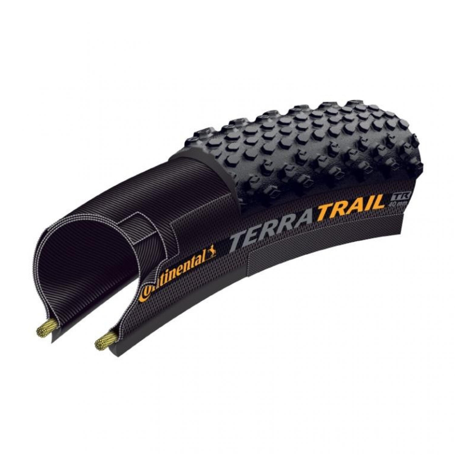 Pneu Gravel Continental Terra Trail 700 mm Tubeless Ready Souple ShieldWall Syst 2/2
