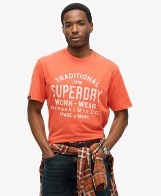 Arbeits-T-Shirt aus Baumwolle von SUPERDRY