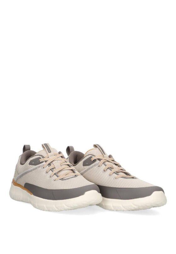 Deportivas Casual Hombre Suela Plana - Modelo 210573 Beige 2/6