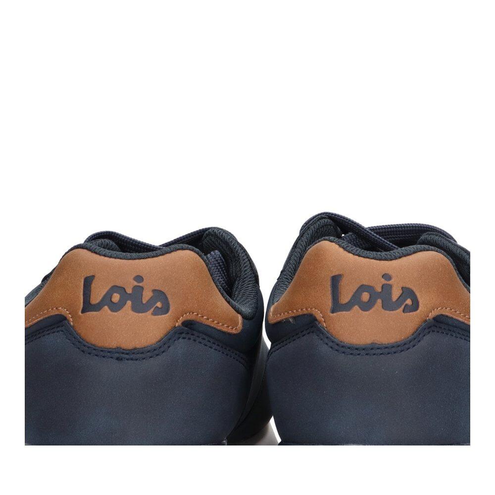 Zapatillas Lois Hombre 64400 Azul Marino con Cordones 6/6