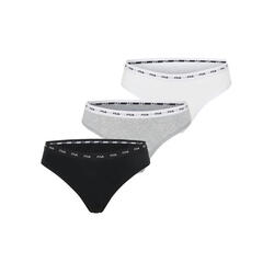Lot de 3 strings femme uni