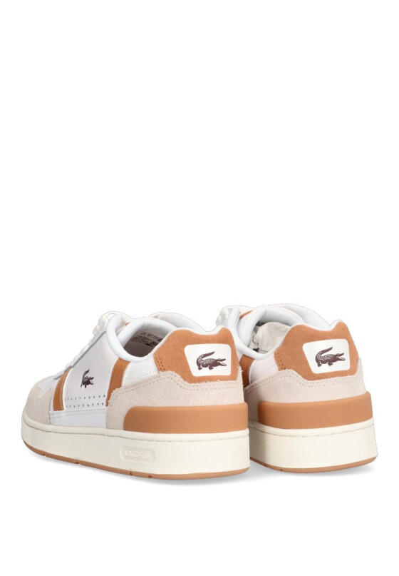 Deportivas Casual Hombre Suela Plana - Modelo T-clip Contrasted Blanco 4/6