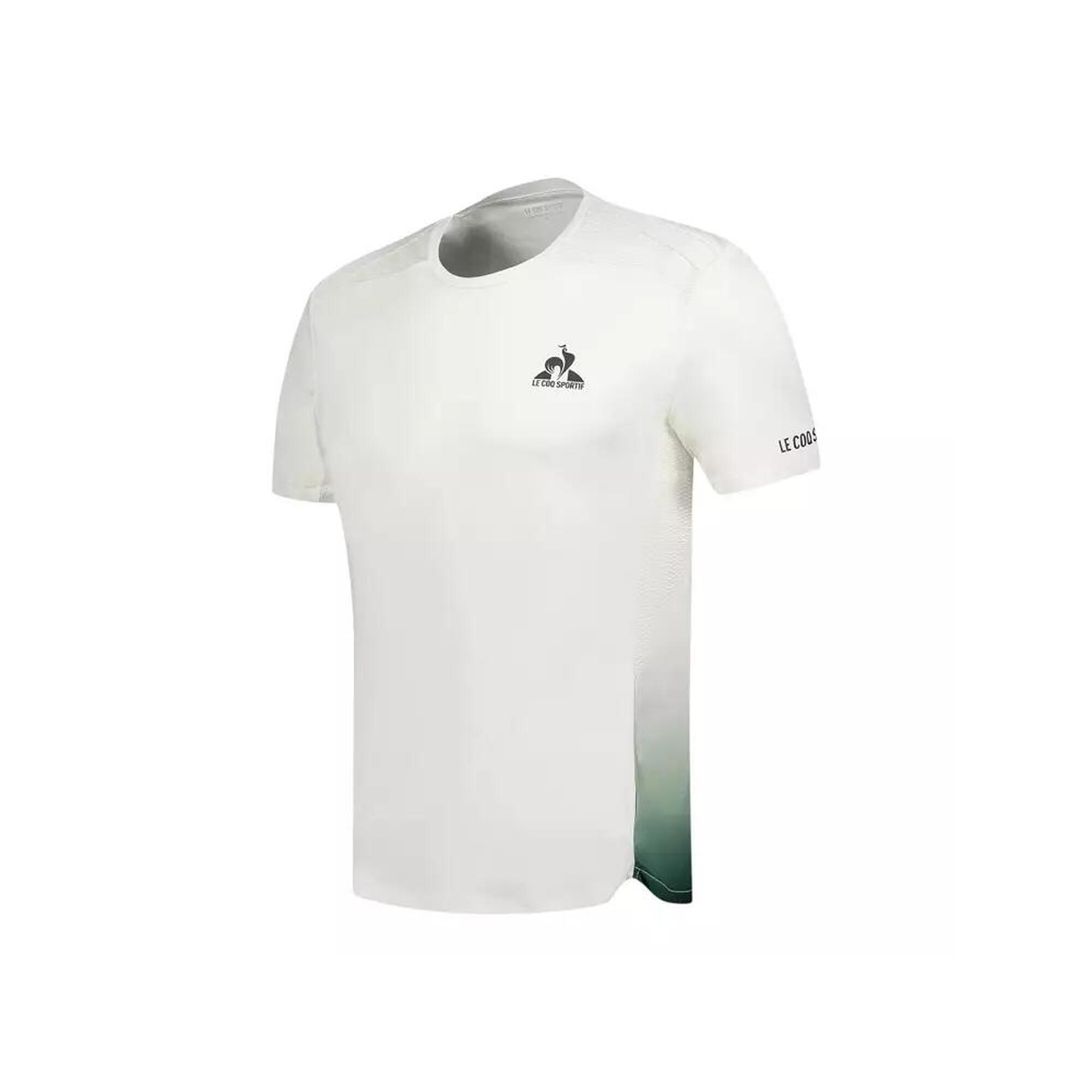Le Coq Sportif - Homme Le Coq Sportif Tennis Pro Tee Ss Blanc - T-shirt Manches Courtes - Blanc - 48 Xl - Decathlon