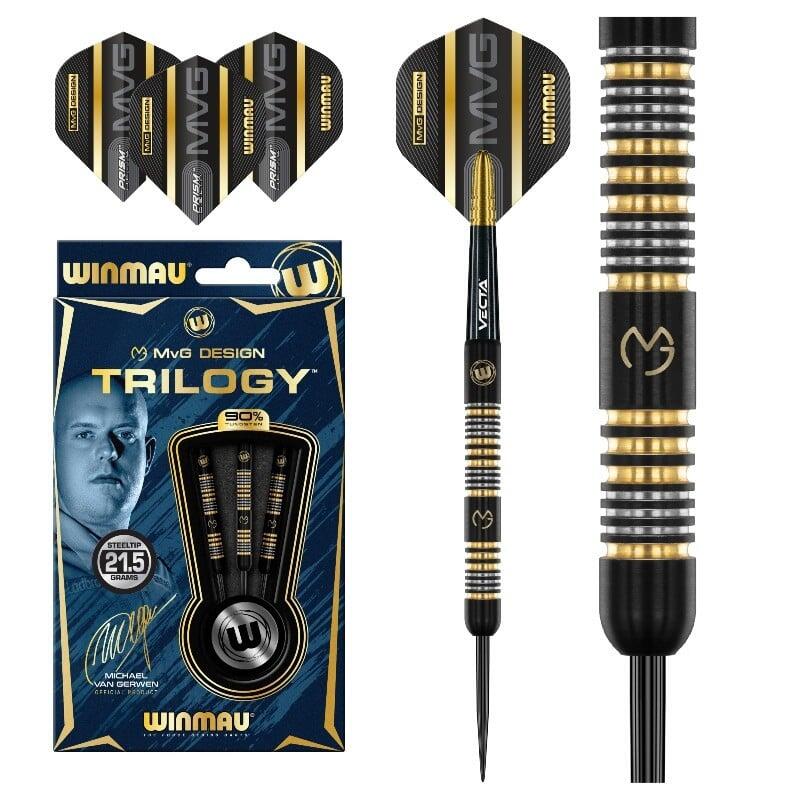 WINMAU Freccette in acciaio Winmau MVG Trilogy 21,5G