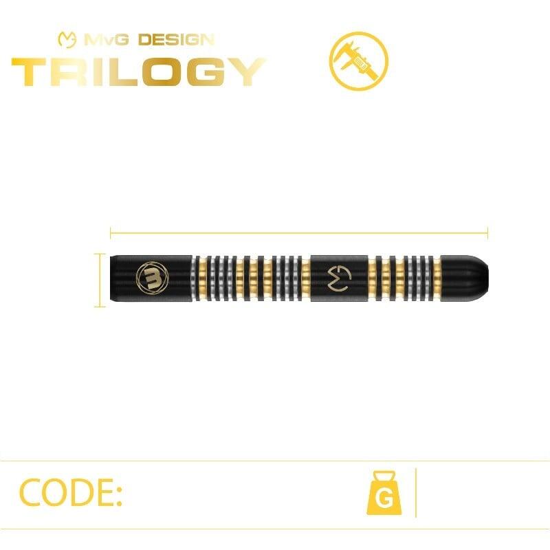 Steeldart Winmau MvG Trilogy 1481 - 23g 4/7