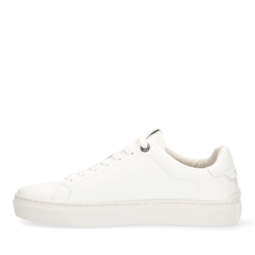 Deportivas Basico Hombre Suela Plana - Modelo Pms00020 Blanco 3/6